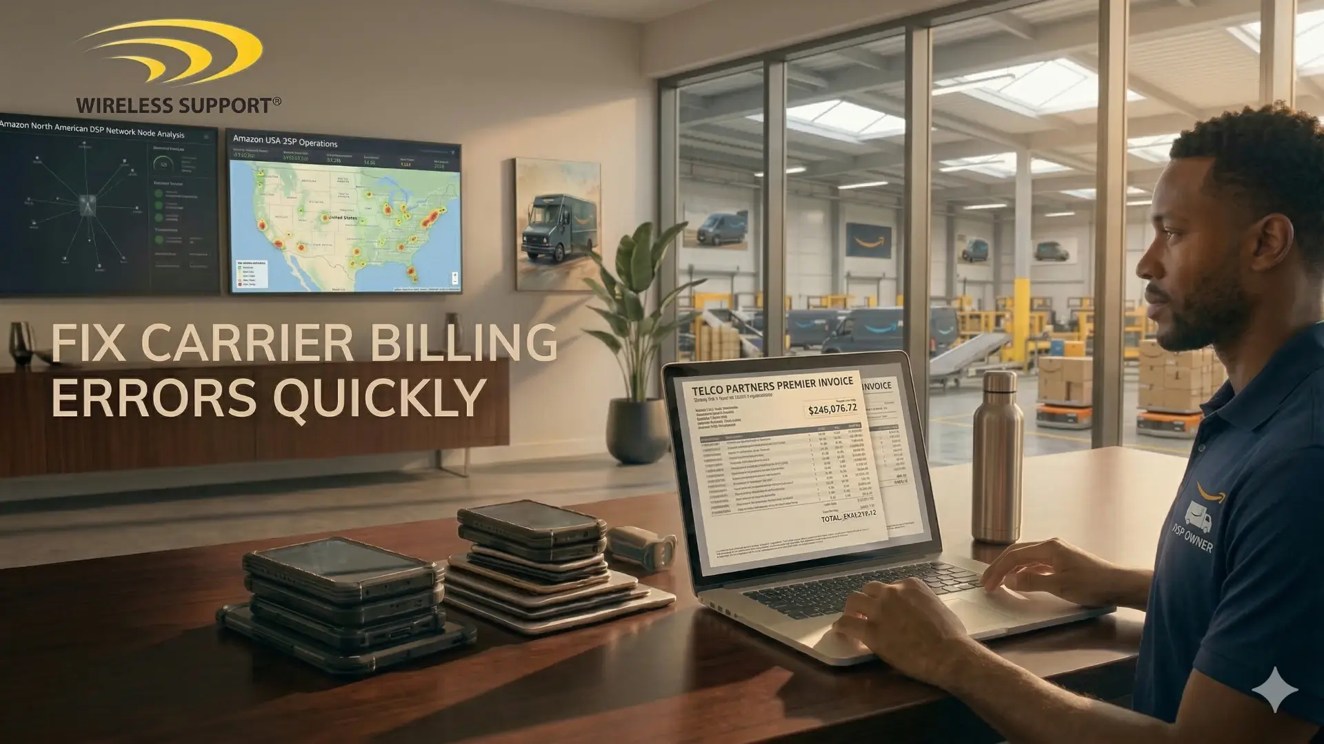 amazon dsp manager looking at over charges in a spreadsheet 